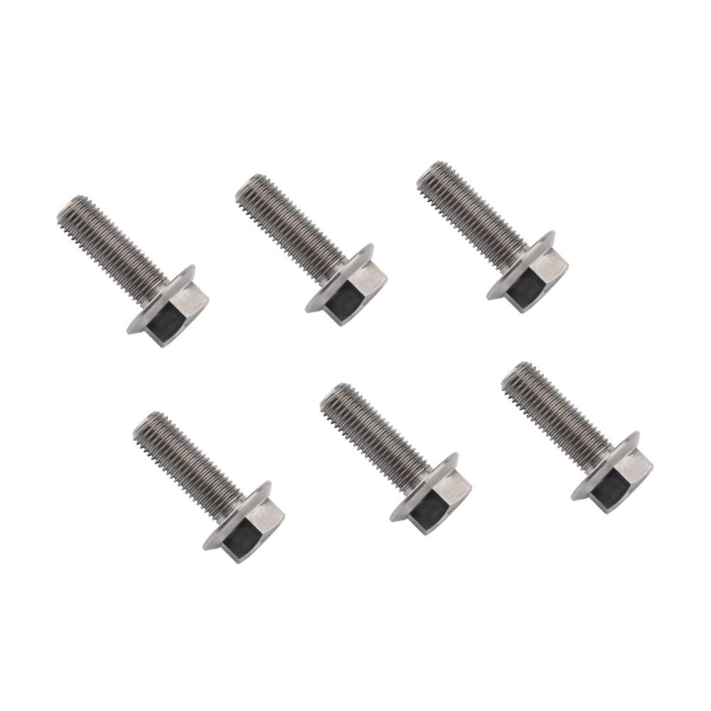 PROTECH 5 viti a testa tonda piatte, 8 x 130, in acciaio inox A2 V2A