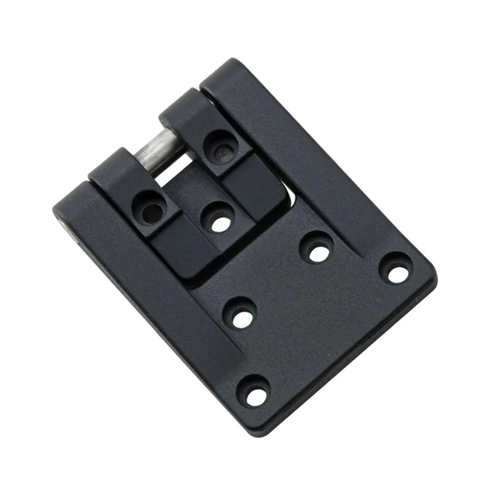Charnière de porte d'armoire noire T d'angle rotative zinc