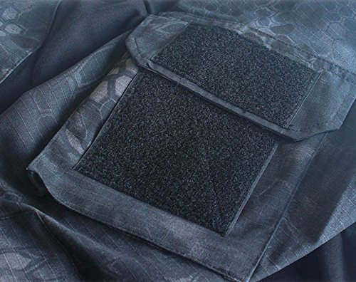 ShallGood Camicia Militare da Uomo Cotone Airsoft