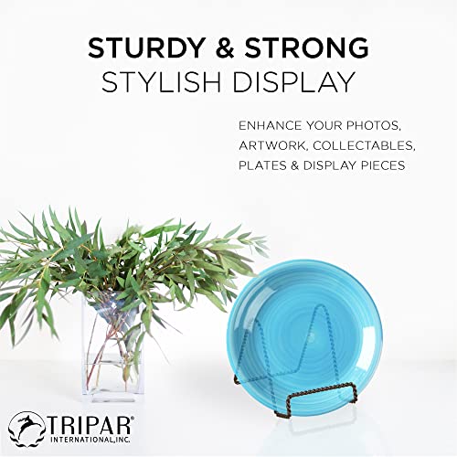 Tripar 23-1240 4.34 Inch Twisted Black Wire Stand #TOP1