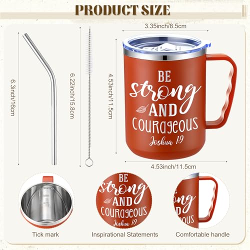 Cadeaux chrétiens tasses 500 ml avec versets de la Bible pour rompre la routine