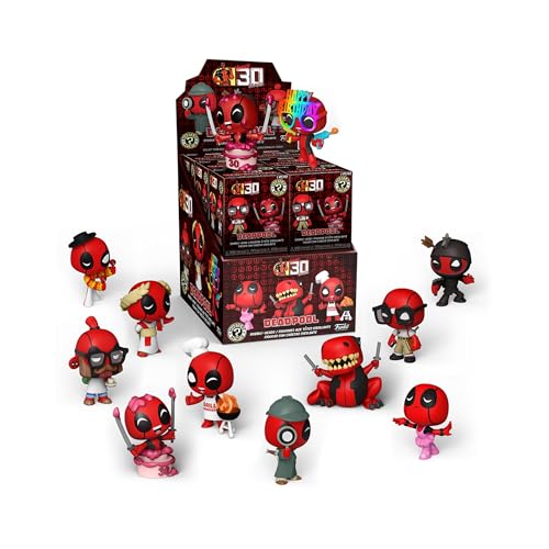 Funko Mystery Minis: Marvel Deadpool 30th - Collectible Vinyl Figure - Gift Idea - Official Merchandise - for Kids & Adults - Comic Books Fans - Mini Figure for Collectors and Display