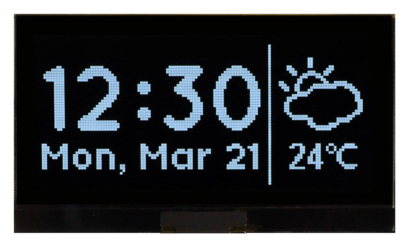 OLED-Grafik-Display, COT, 128 x 64p, 3 V, grafische OLED-Displays, 1 Stück, MCOT128064SV-WM