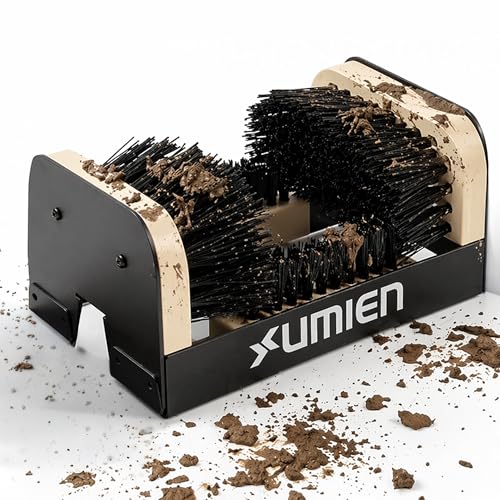 Umien Boot Scraper Outdoor Shoe Brush No Flaps, for Mud, Dirt & Snow
