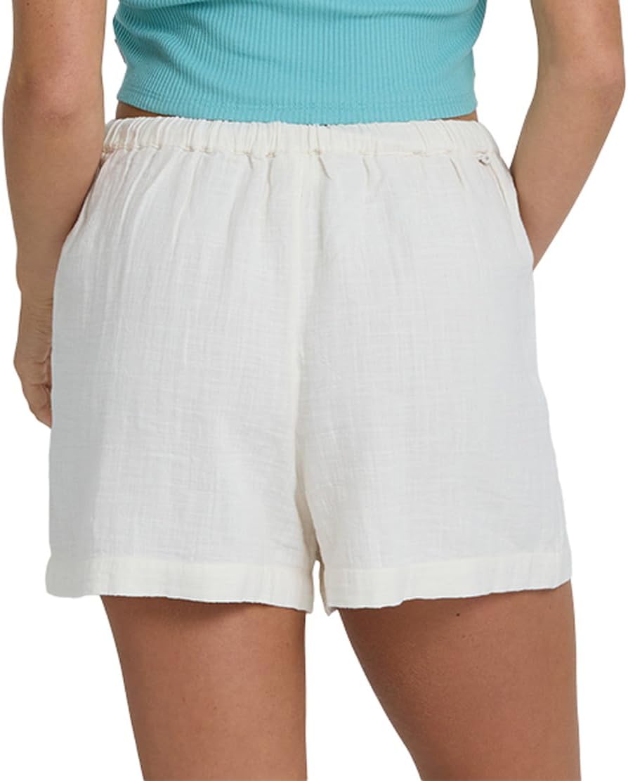 Billabong Women's Wanderer Woven Walk Shorts, Salt Crystal, L