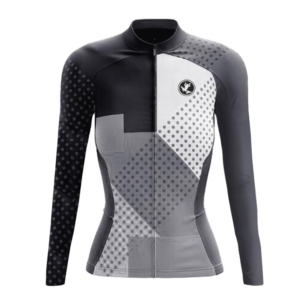 UGLY FROG Maglie da Donna a Manica Lunga in pello Termico Abbigliamento da Ciclismo Invernale