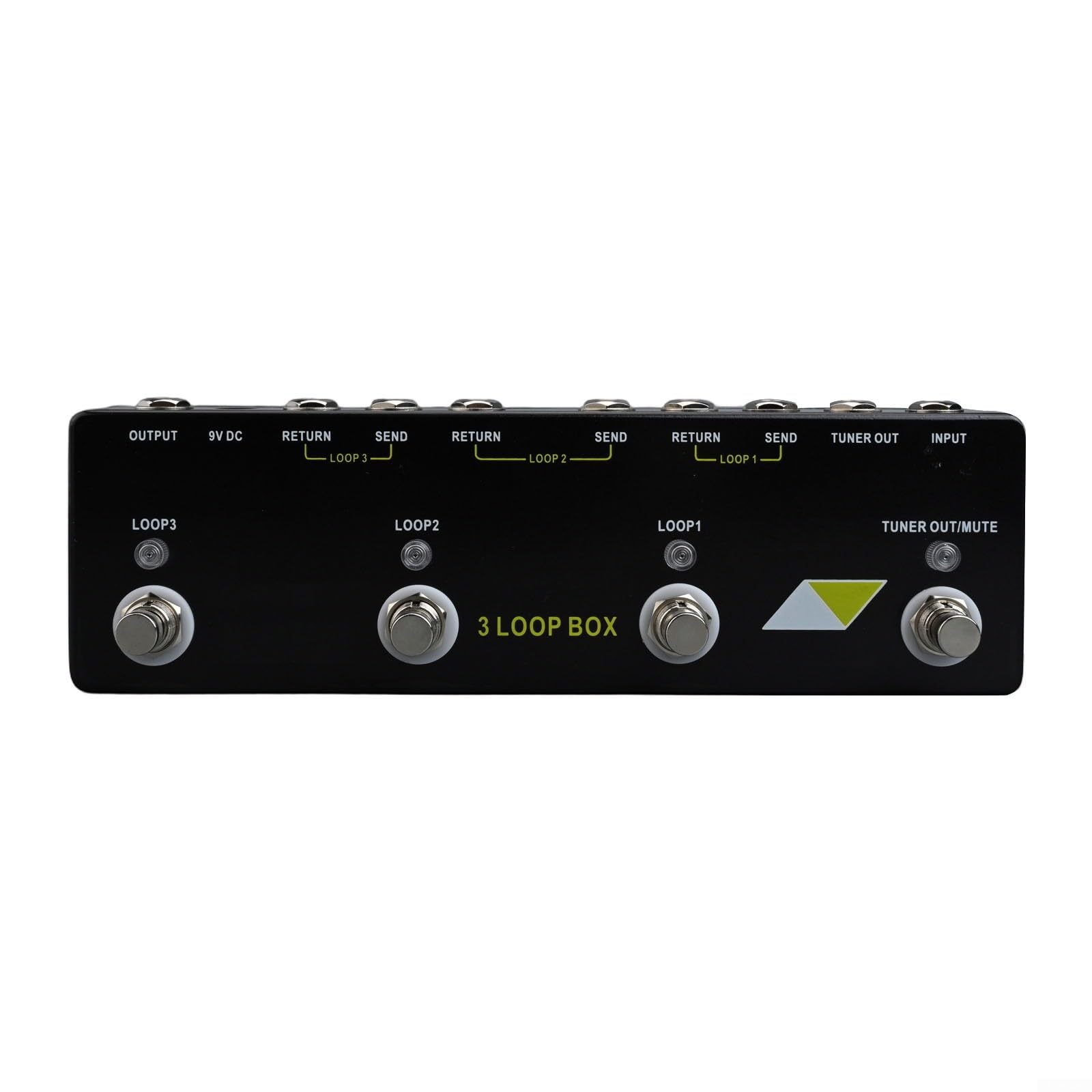 Pedale Looper per Chitarra MOSKYAUDIO con 3 tracce loop indipendenti, True Bypass e Tuner Mute per performance dal vivo e registrazione, guscio in metallo