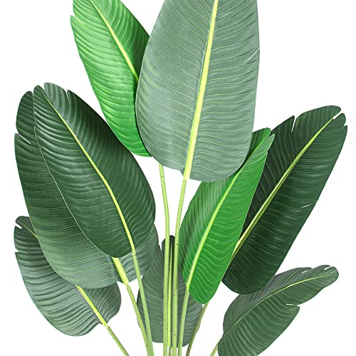 Amyove 5 Ft Artificial Tree Bird of Paradise Artificial Plant Faux Plant Palm Tree Artificial Bird of Paradise Plant for Home Decor Indoor Outdoor Office (60inch, 1 Pack)