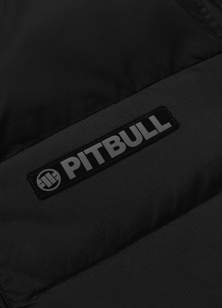 PITBULL - Winterjacke Herren mit Steppung Dillon, Jacke Herren mit Kapuze, Männer Steppjacke, Bequeme Windjacke, Windbreaker mit Reißverschluss, Jacke Winter Steppmuster