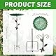 JXAXD Vogelbad für Garten Metall Vogeltränke Stehend Garten Deko Groß 77cm, Vogeltränke Stehend Groß, Tiertränke Garten, Bird Bath, Vogeltränke Stehend Winterfest