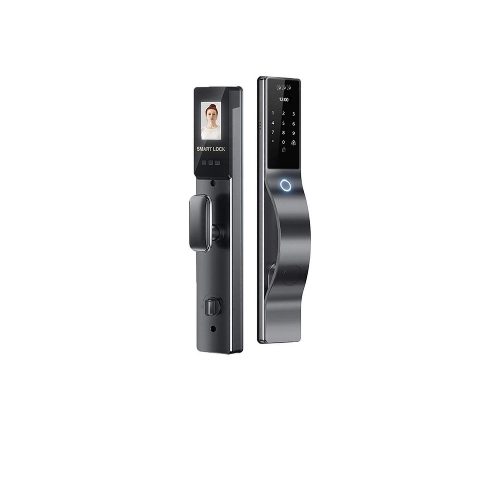 Serrure intelligente d'empreinte digitale au design premium pour porte moderne