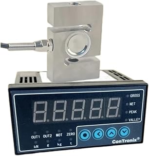 Pull Force Sensor S Type Weigh Sensor Load Cell 200kg 300kg 500kg 1T 2T Force Measurement 50.8mm(50KG and Display)