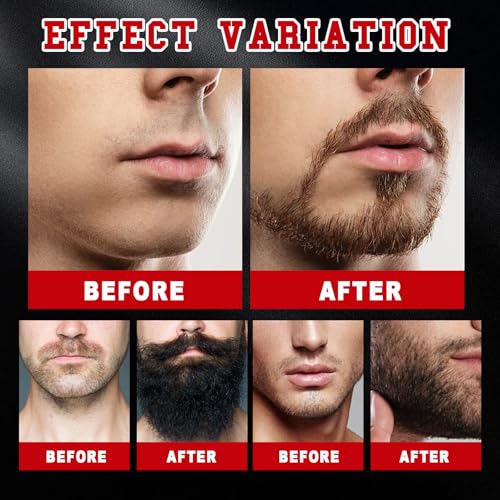 Bartpflege Set für Männer, 7 Bartpflege mit Bartöl/Bartwachs/Bart Shampoo/Bartglätter für Männer/Bart Bürste, Bartpflegeset für Männe, Ideales Geschenk für Männer