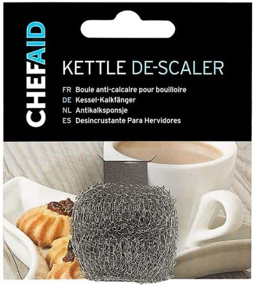 Chef Aid4 X Stainless Steel Doughnut Kettle Descaler, Silver