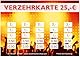250 Verzehrkarten DIN A7, Gesamtwert 25 Euro, praktische Alternative zu Wertmarken, für Vereine, Gastronomie etc., einfaches bargeldloses Bezahlen