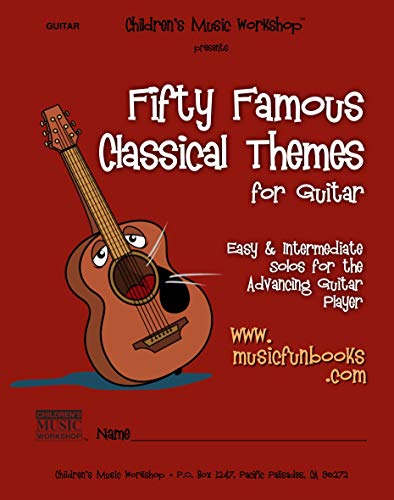 Fifty Famous Classical Themes for Guitar: Easy and Intermediate Solos for the Advancing Guitar Player (Guitar Books by Music Fun Books) image 2