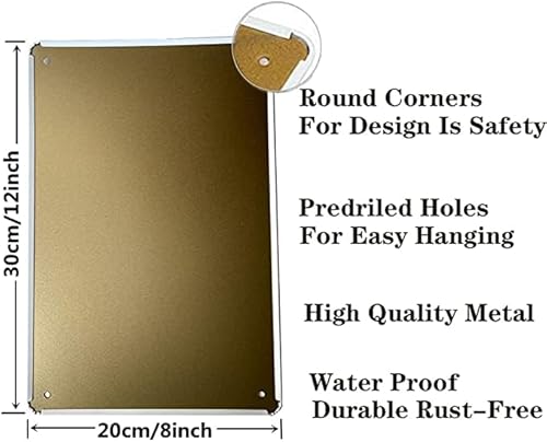 Geminology Vintage Metal Sign - Sexy Poster Nice Ass Pin Up Girl Tin Signs Hot Woman Nude Posters Funny Bathroom Wall Decor Home Bar Restroom Garage Man Cave Decor 8X12 Inch thumb #5