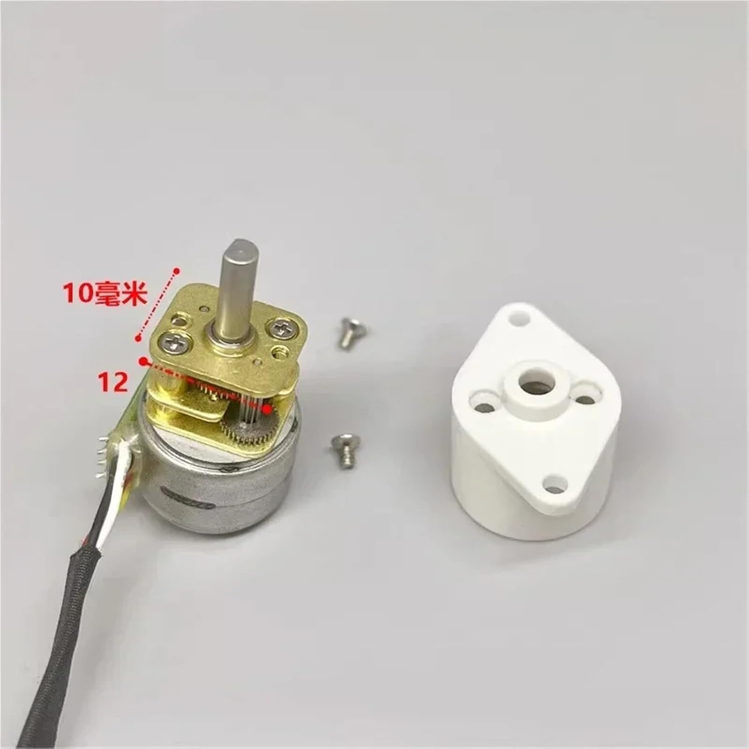 1pc 15BY Gear Stepper Motor 5V 15mm 2-Phase 4-Wire Mini Full Metal Gearbox Gear Stepping Motor DIY Toy Smart Car Robot Camera image 2