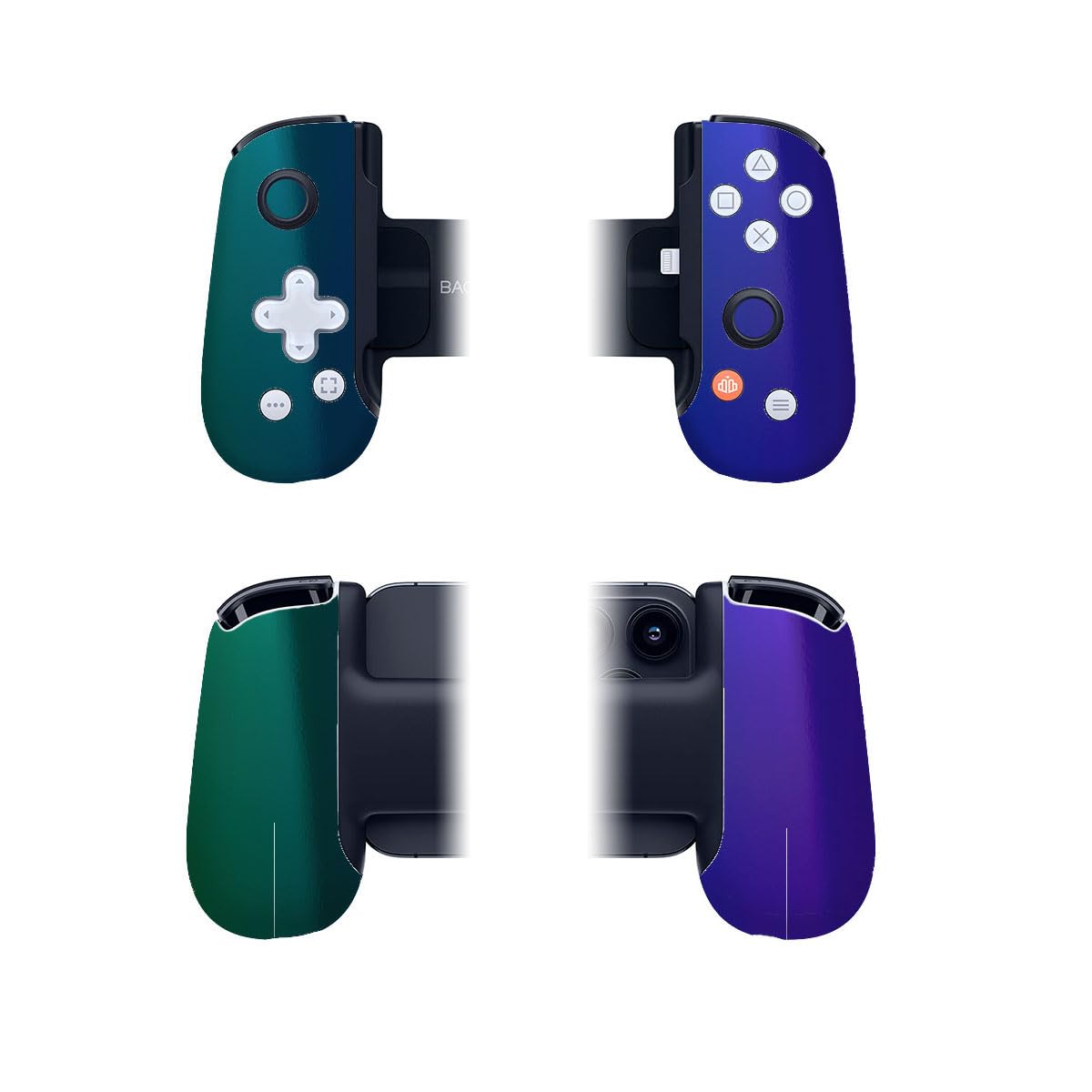 SopiGuard Sticker Skin for Backbone One Controller Full Body Wrap (Flip Lightning Ridge)