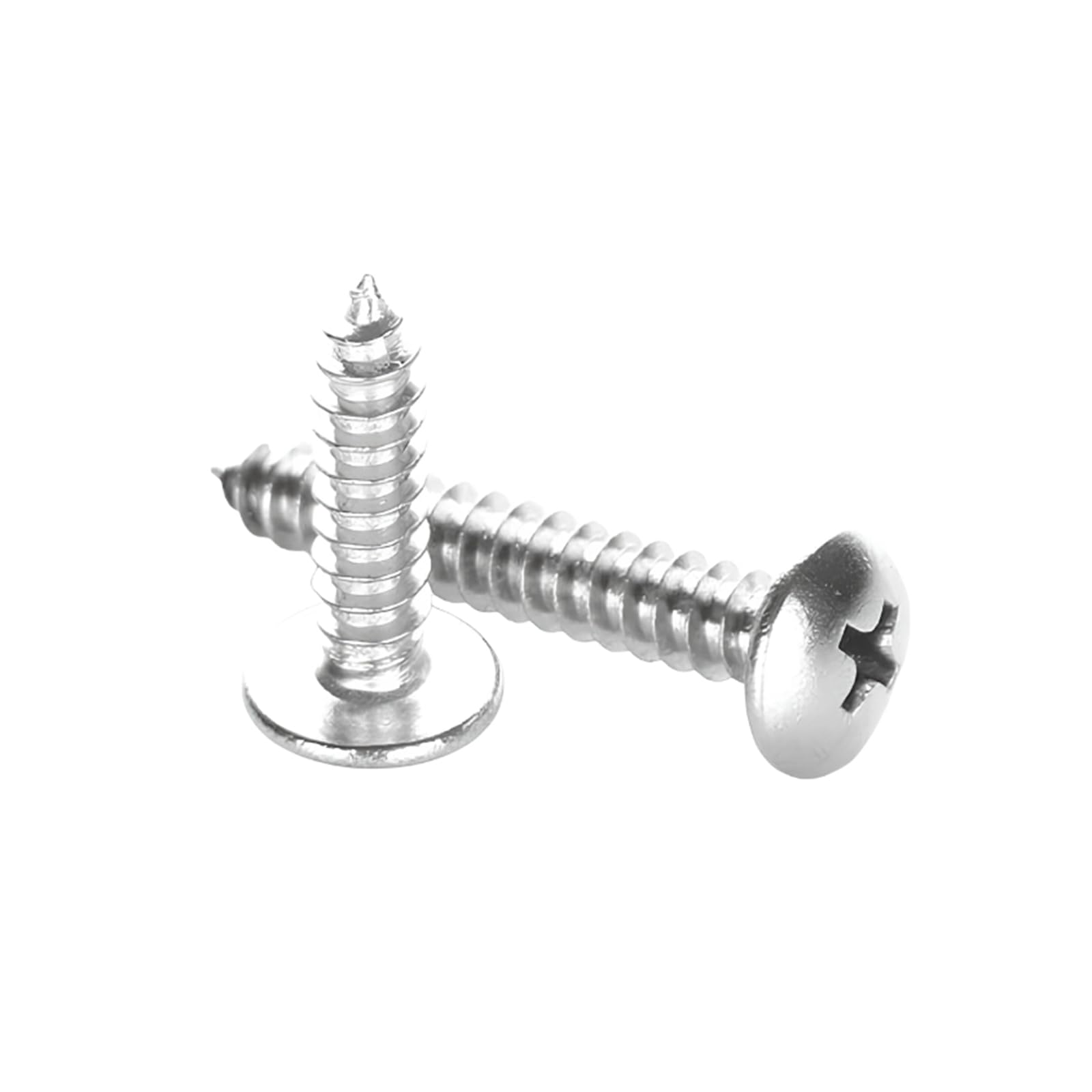 Viti autofilettanti 20 Viti autofilettanti for Legno a Testa di Fungo con Intaglio a Croce in Acciaio Inossidabile M3/M3.5/M4/M5/M6, M4x75mm(M4x35mm)