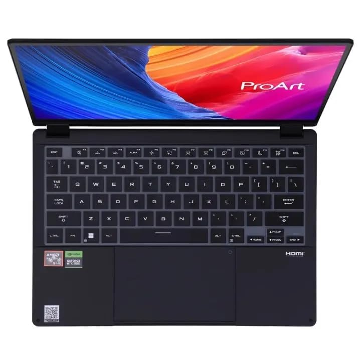 iFyx Silicone Keyboard Cover Skin for ASUS Zenbook S14 OLED UX5406 14 Inch & Zenbook S16 UM5606 16 Inch AI Copilot PC Soft Keyboard Protector (Black)-image-26