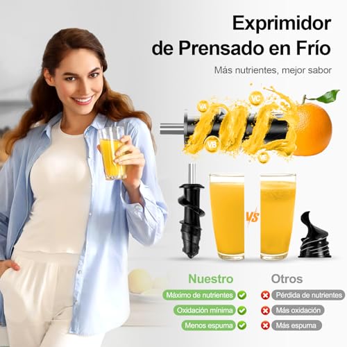El Mejor Listado de estractor de jugos comprados en linea. 30 estractor de jugos marca SANGKEE (3)