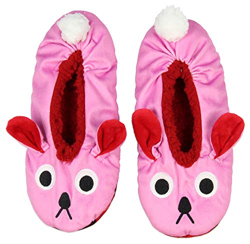 Bioworld A Christmas Story Pink Bunny Slippers with No-Slip Sole For Women Men3