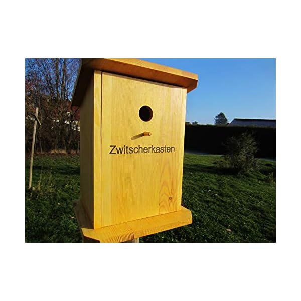 HÜWÜKNÜ Vogelhaus,Nistkasten, Vogelhäuschen ` Papas Schnaps Bar, Zwitscherkasten` Gross – Bild 8