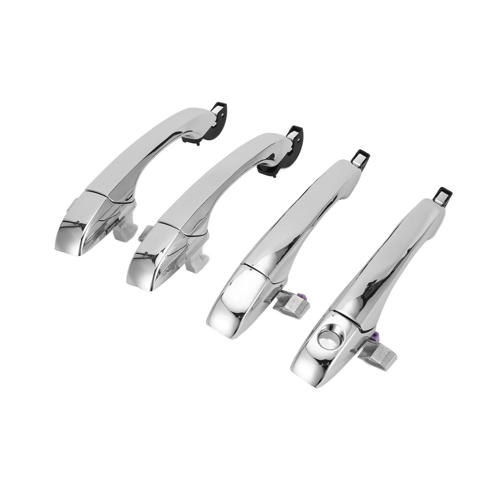EVEKHAHHRB Exterior Door Handle 4Pcs for Chrysler 300 300C 2005-2010 for Dodge for Magnum 2005-2008 Exterior Drive Outer Door Handle Outer Door Handle