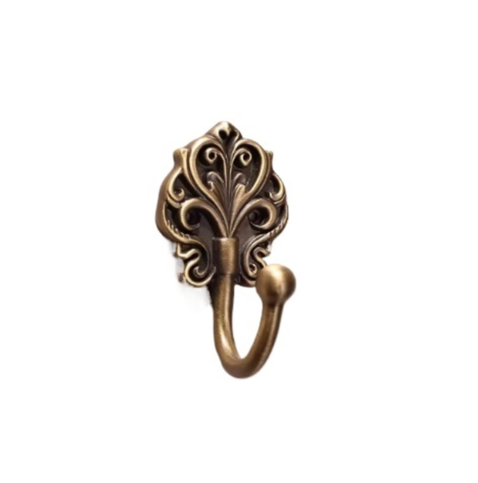 YQINQIN83B Coat Hangers Brass Wall-Mounted Coat Rack, Suitable for Living Rooms, Bedrooms, and Behind Doors for Bedroom(Brass)