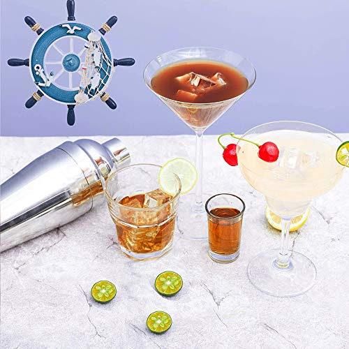 Cocktailshaker Cocktail mixer Roestvrijstalen barman Cocktail Shaker Kit ingebouwde zeef 750ML Voor gemengde dranken… - Afbeelding 7