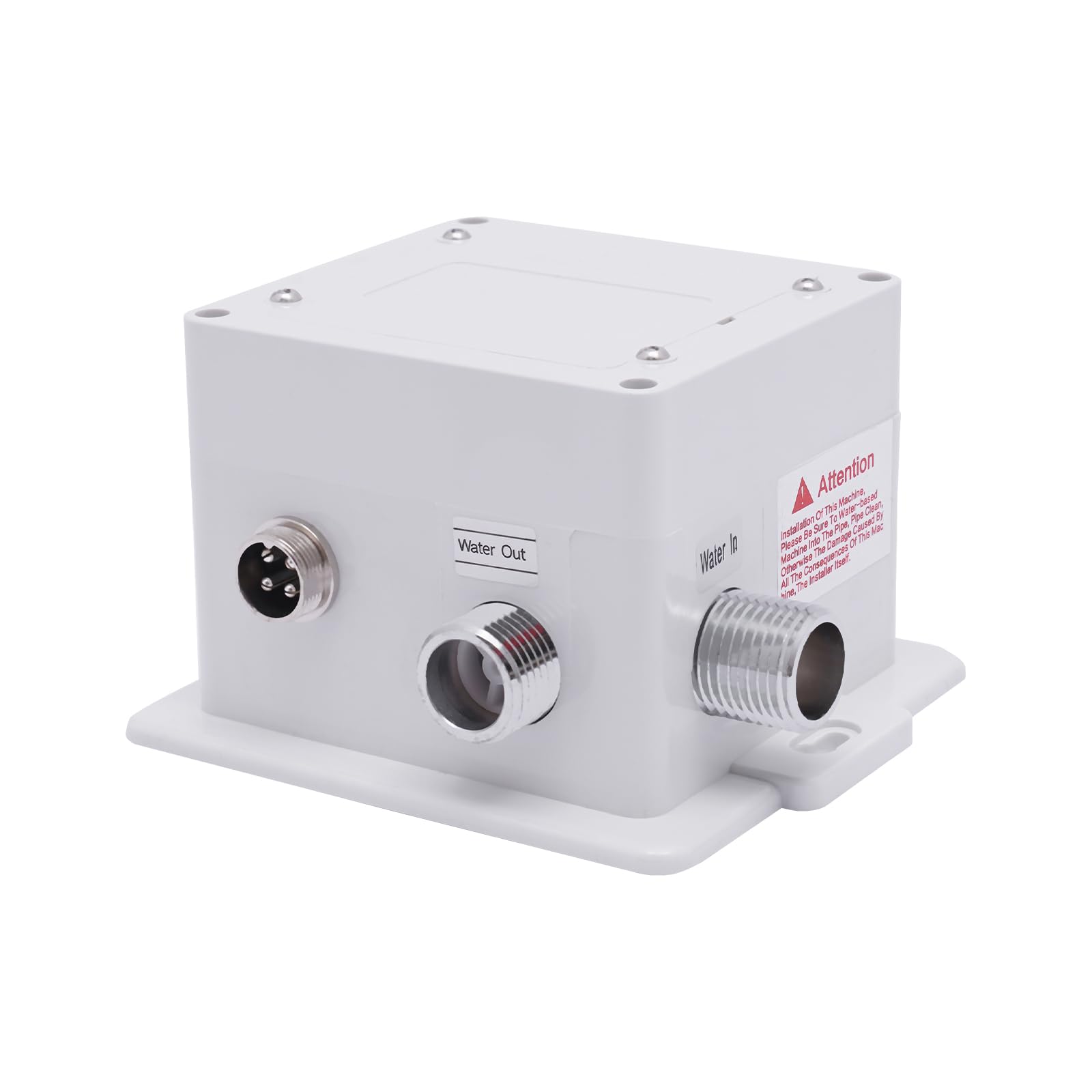 Grifo con sensor infrarrojo para baño, grifo de lavabo sin contacto, con sensor automático, para lavabo, baño (16,5 x 18 cm)