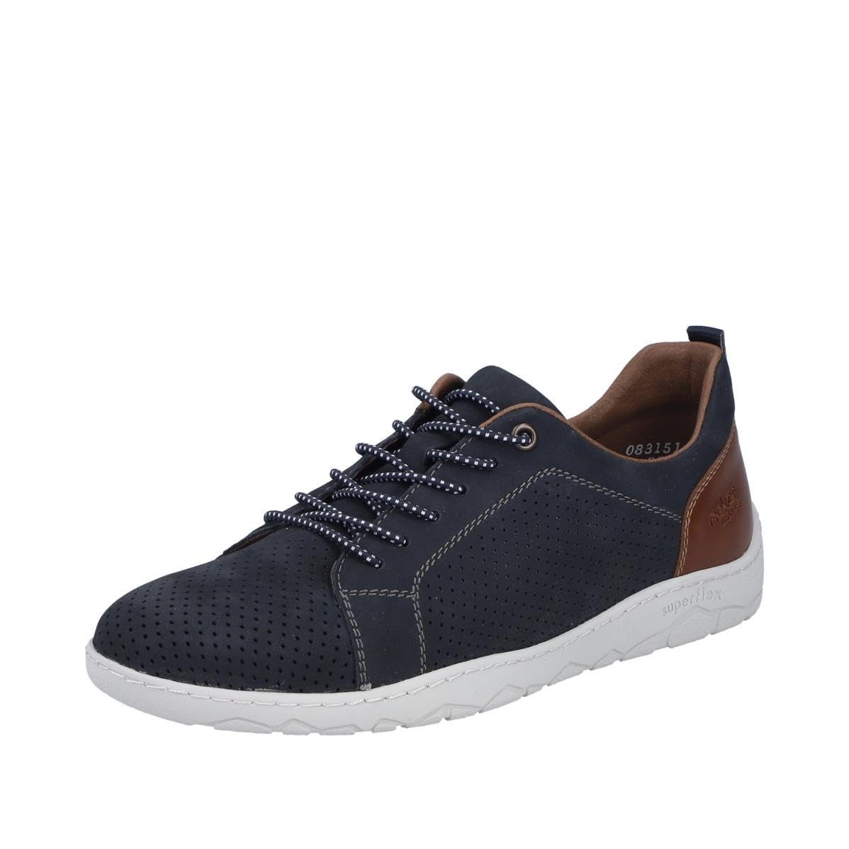 Rieker Men's 08315 Slippers, Blue, 46 EU