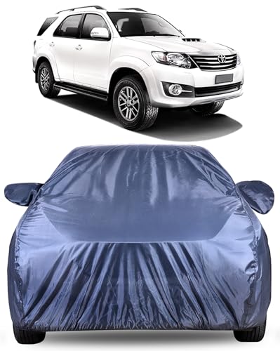 Image of Autofact Premium Car Cover for Fortuner 2009-2015 | All Weather Water-Resistant Full Body Car Cover | Light-Weight Triple-Stitched Outdoor Shield with UV Protection, Dustproof & Heat-Resistant