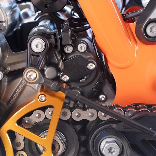 Sprocket chain cover protector de cadena de piñón naranja para Duke 890 y R 3
