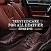 Lexol All Leather Quick Care All-in-One Leather Cleaner and Conditioner for Car Seats and Interiors, Couches and Furniture, Shoes and Boots, Bags and Jackets, Baseball Gloves and Saddles, 16.9 oz