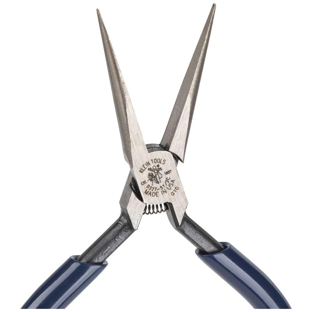 Klein Tools Long-Nose Pliers, Slim, 1/16-Inch Point Diameter, 5-Inch D327-51/2C, Dark Blue - Image 4