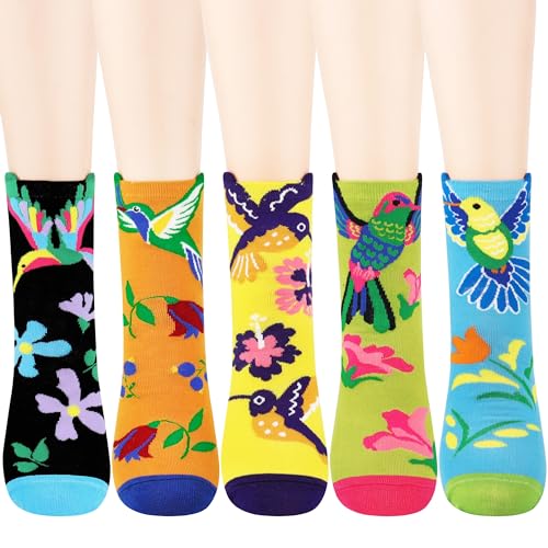 Jeasona Women's Hummingbird Socks Hummingbird Gifts for Women Mom Teenage Girls