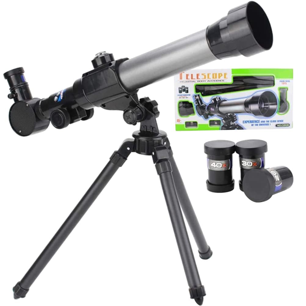 Telescopes for Beginners, 60mm HD Refractor Telescope for Astronomy Starter Scope with Tripod, Astronomical Telescope, 60mm Mirror Refractor Telescope, Aluminum Stargazing Optics-image-1
