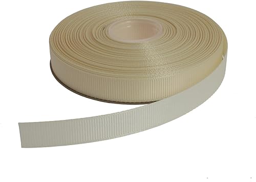 Miniatura 8 de Cinta de grogrén sólido de 25 yardas cada rollo, borde tejido 100% poliéster (14 pulgada, rosa)