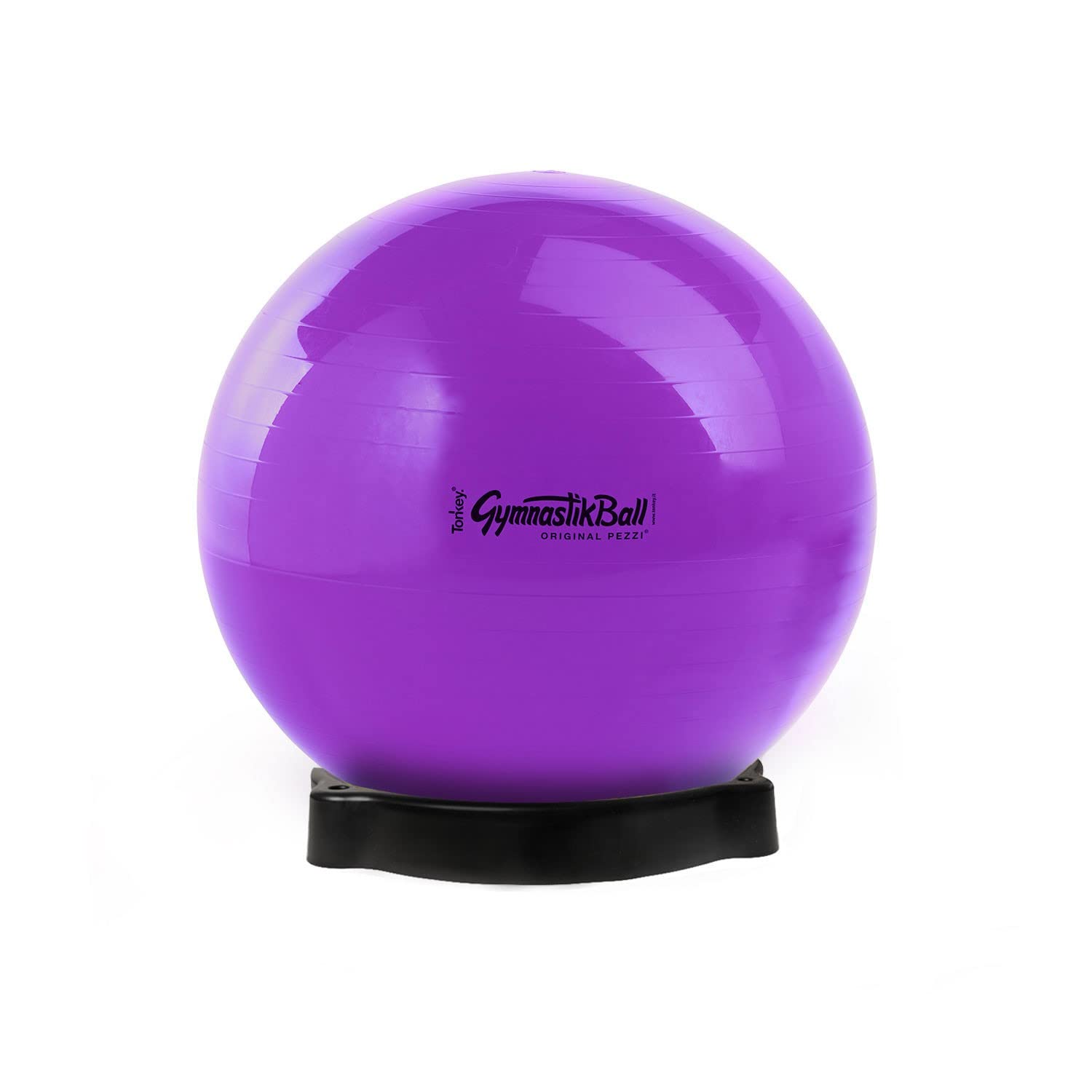 PEZZZI oryginalna piłka Pezziball standardowa 75 cm z miską piłkę fioletową piłka do siedzenia