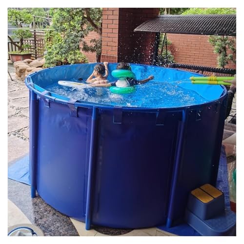 Estanque plegable para peces de acuario para cría y piscina, gran capacidad, diseño portátil para una fácil instalación y mantenimiento