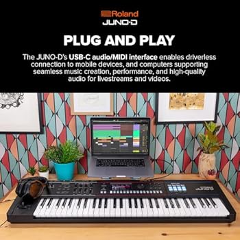 Amazon.com: Roland JUNO-D7 Synthesizer | 76-Note Keyboard with