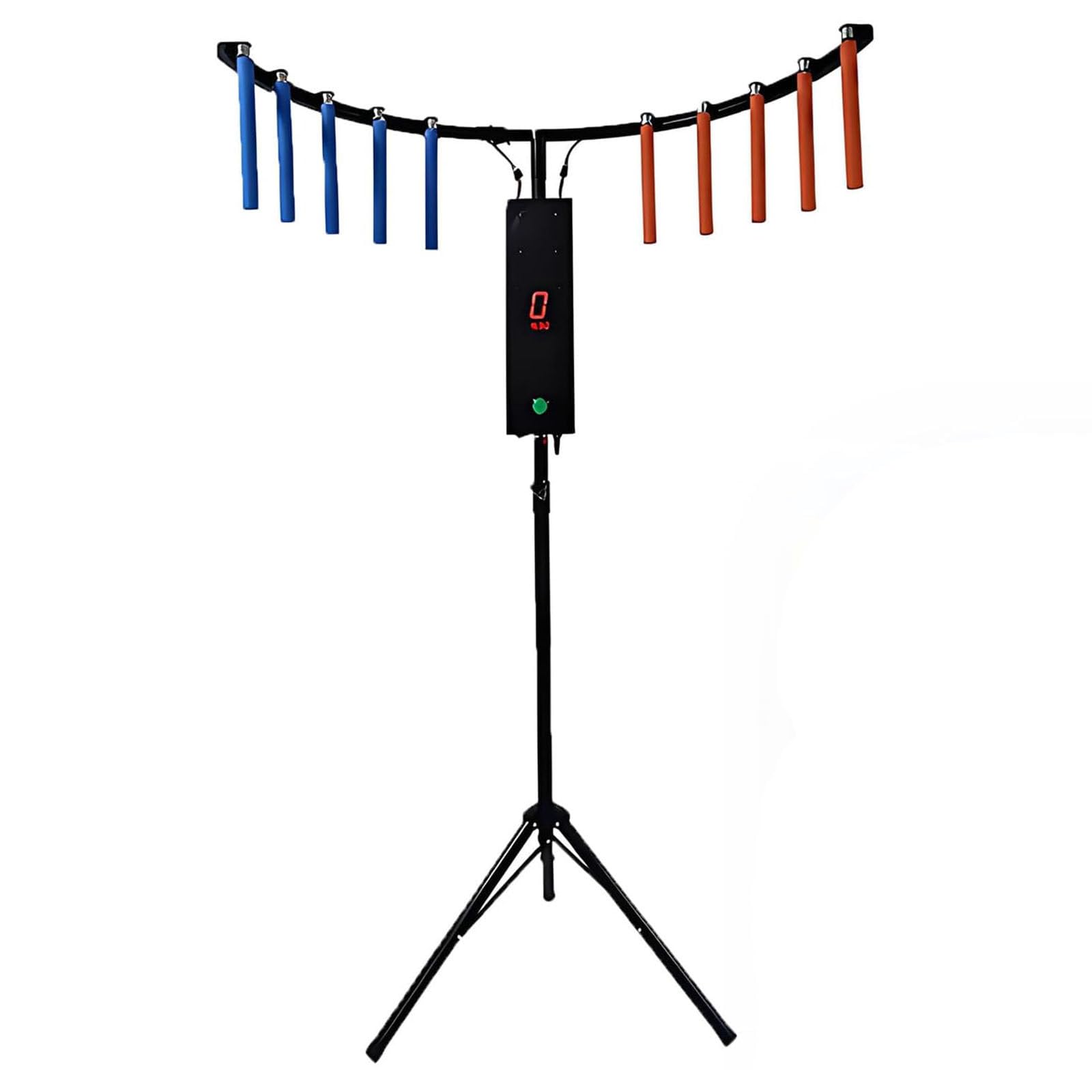 LJCSSD Hand-eye coordination training catching game with reflex sticks | Arcade game with LED light & music reaction for fairs, events, parties, bars, companies and game nights Black