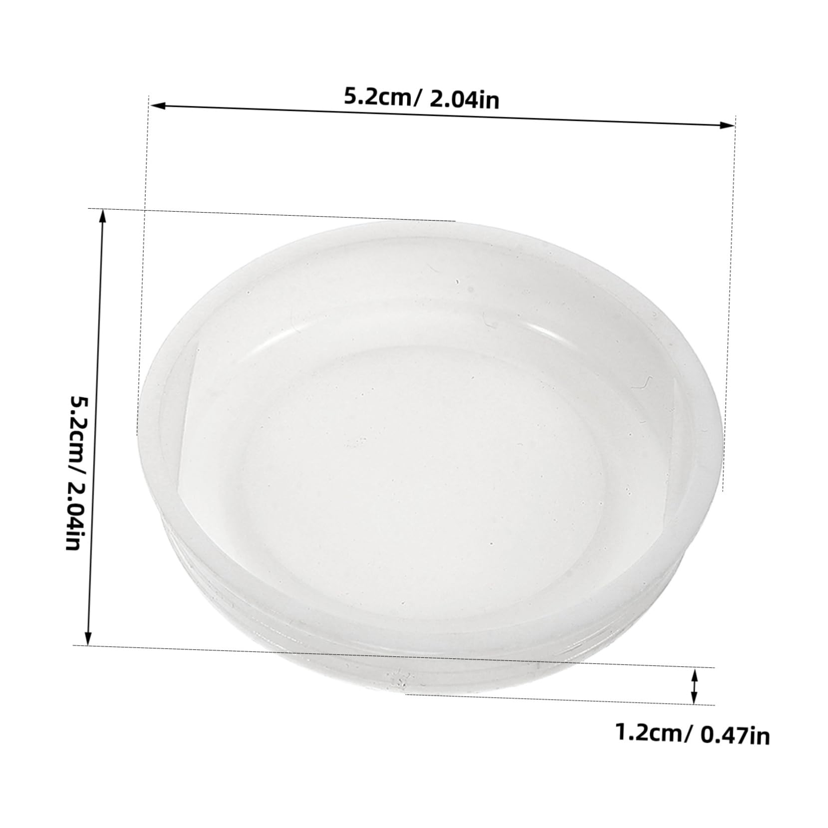 HOMSFOU Cardboard Tube Caps Protective End Caps for Paper Tubes Mailer Storage Craft and Shipping White 30 Pack