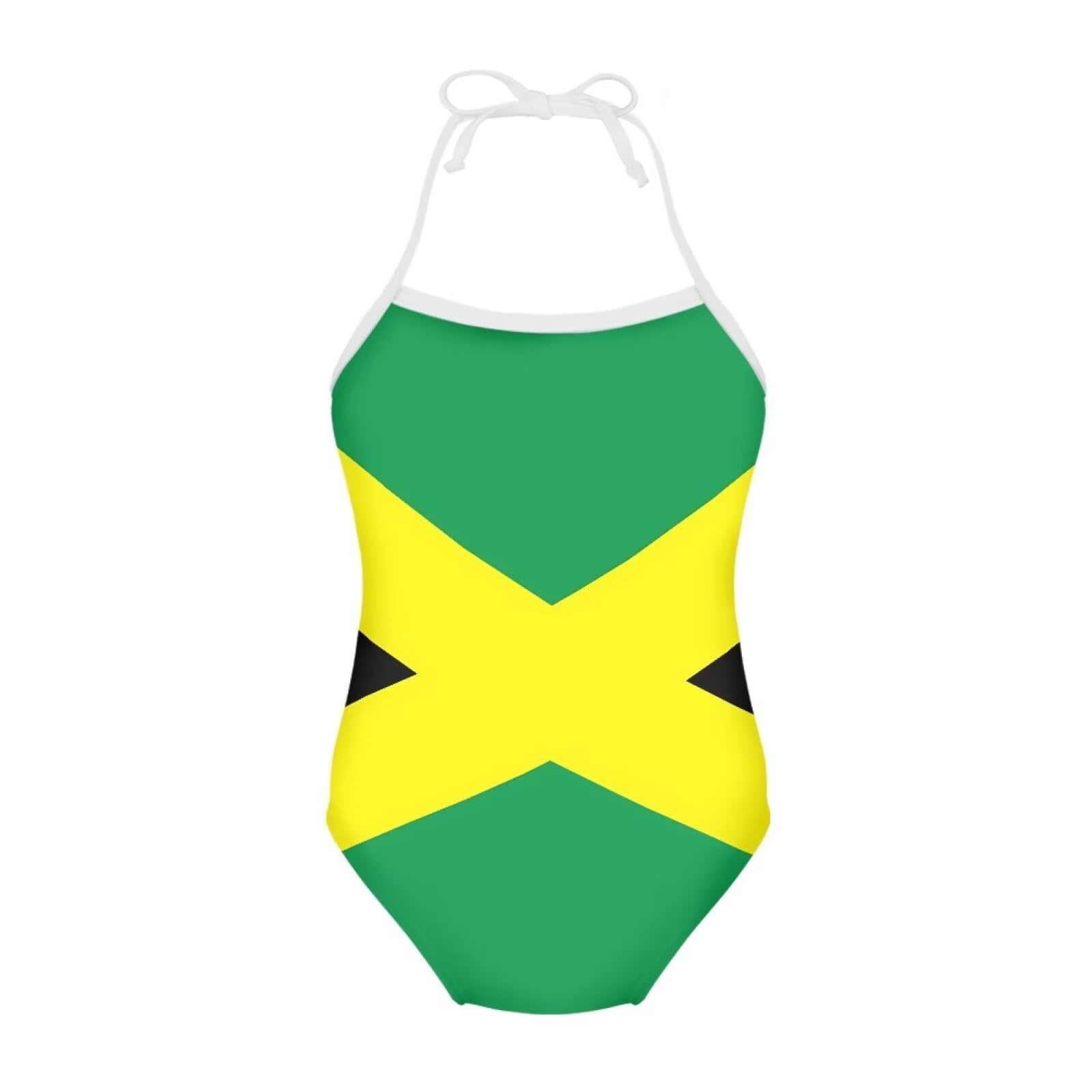 Girls One Piece Swimsuit Beach Bathing Suit Toddler Floral Halter Straps Swimwear for 1-10 Years
