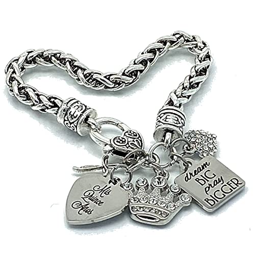 Jesse Janes Jewelry | Quinceañera Birthday Crown Charm Bracelet, Recuerdos de 15 Quinceañera, 15th Birthday Gift for Teenager, Mis Quince Años Dream Big Bracelet, Sweet 15 Birthday Gifts Jesse Janes Jewelry | Quinceañera Birthday Crown Charm Bracelet, Recuerdos de 15 Quinceañera, 15th Birthday Gift for Teenager, Mis Quince Años Dream Big Bracelet, Sweet 15 Birthday Gifts