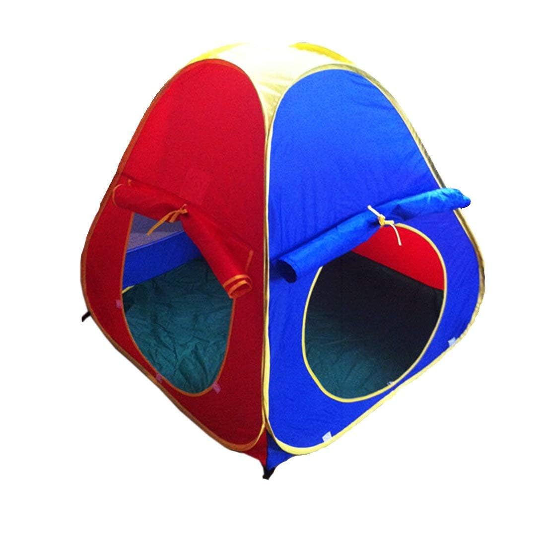 MUREN® Pop Up Tent House for Kids- Polyester Outdoor Waterproof Garden Camping House - Fun Play for Children Playground Beach Backyard-Blue