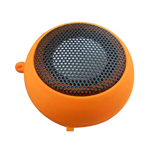 Mini haut-parleur portable pour iPod, iPad, ordinateur portable, iPhone, tablette, PC Orange