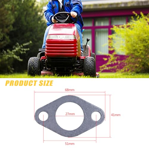 Auspuff-Schalldämpfer-Dichtung für Honda GX270 GX390 GX340 GX240 188F 190F 5,5–6,5 KW Kleinmotor-Benzin-Generator-Teile, 2 Stück